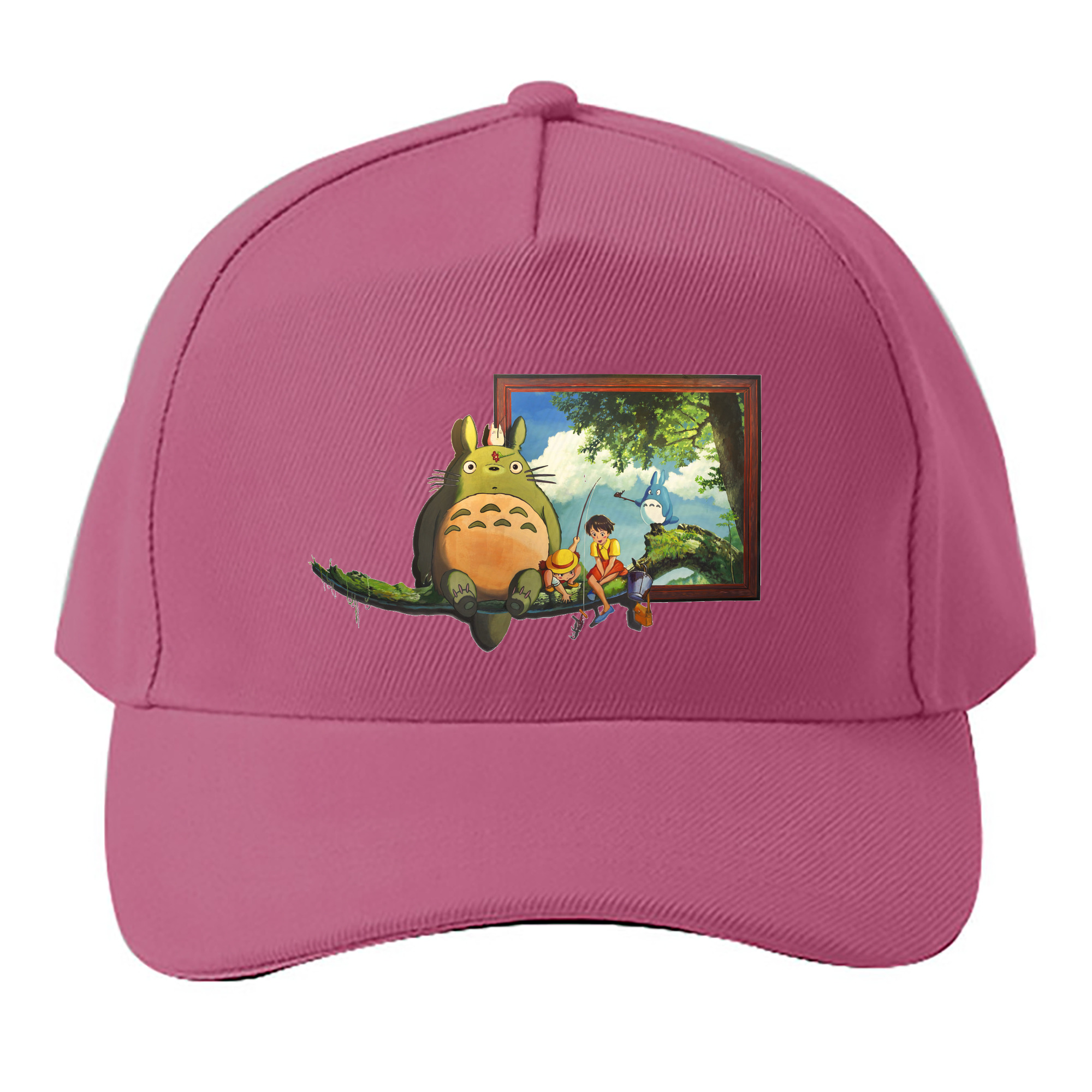 （画像用） となりのトトロ 草壁メイ 草壁サツキ My Neighbor Totoro Satsuki Kusakabe Mei Kusakabe ベースボールキャップ 綿100％ 男女兼用 帽子 スポーツ